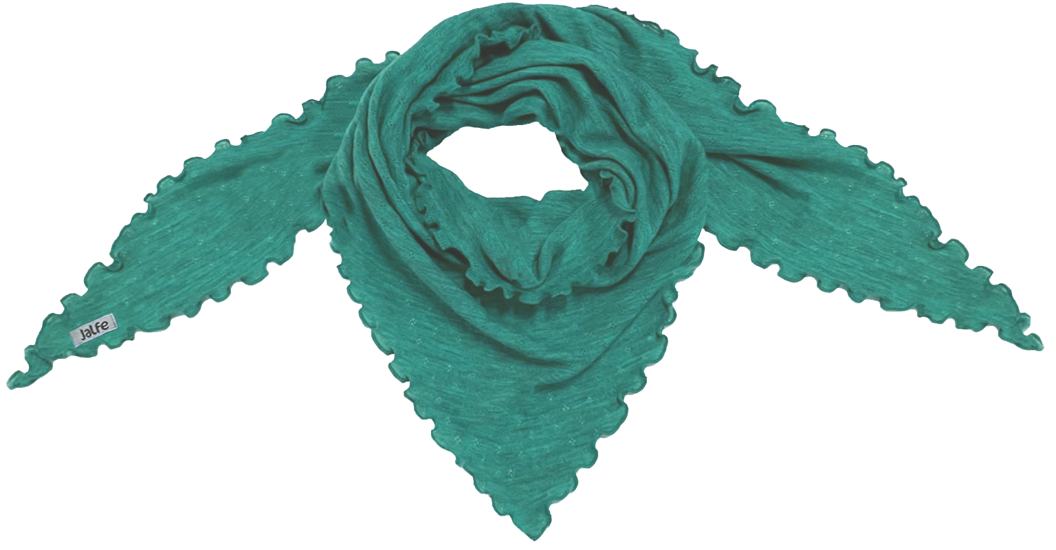 Scarf eyelet merino